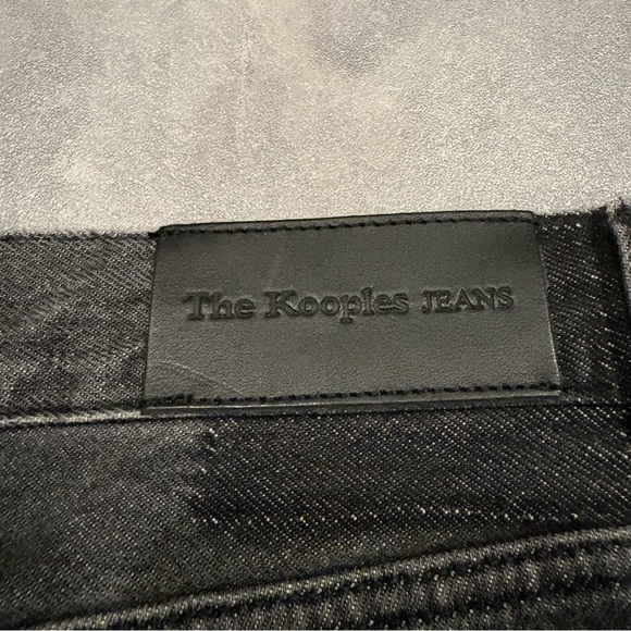 THE KOOPLES Paris Nelly Straight Leg Cropped Jeans Size 26 - Picture 7 of 11